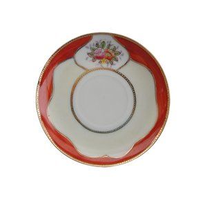 Vintage Occupied in Japan ARDALT No‎ 6075 Porcelain Mini Saucer 4 inches